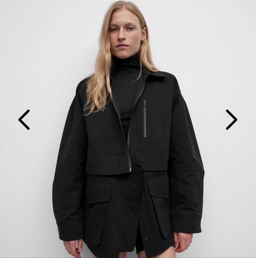 NWOT Lululemon Glyde 2-in-1 Adaptable Jacket Size Large Women's Black - Picture 2 of 3